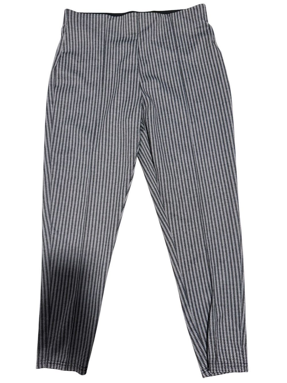 Black & White Patterned Stretch Pants